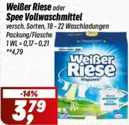 Simmel Weißer Riese oder Spee Vollwaschmittel Angebot