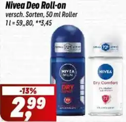 Simmel Nivea Deo Roll-on Angebot