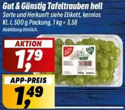 Simmel Gut & Günstig Tafeltrauben hell Angebot