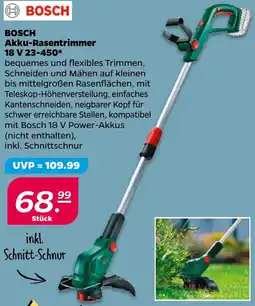 NETTO BOSCH Akku-Rasentrimmer 18 V 23-450 Angebot