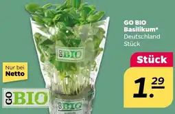 NETTO GO BIO Basilikum Angebot