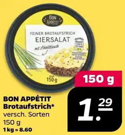 NETTO BON APPÉTIT Brotaufstrich Angebot