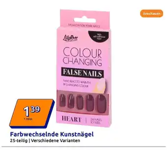 Action Lilyrose farbwechselnde kunstnägel Angebot