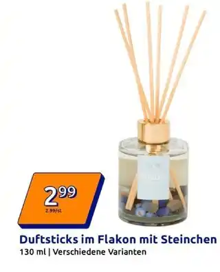Action La vie duftsticks im flakon mit steinchen Angebot