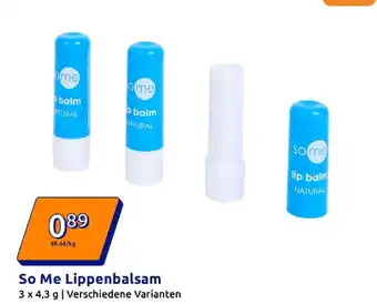 Action So me lippenbalsam Angebot