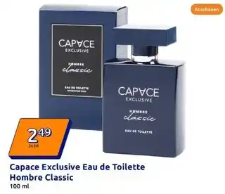 Action Capace exclusive eau de toilette hombre classic Angebot