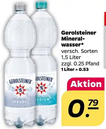 NETTO Gerolsteiner Mineralwasser Angebot