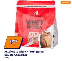 Action Accelerate whey proteinpulver double chocolate Angebot