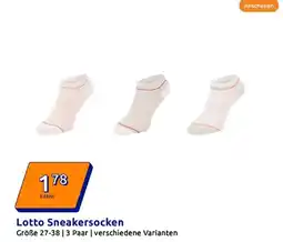 Action Lotto sneakersocken Angebot