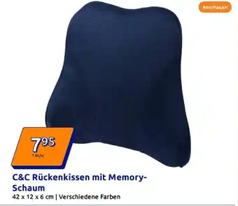 Action C&c rückenkissen Angebot