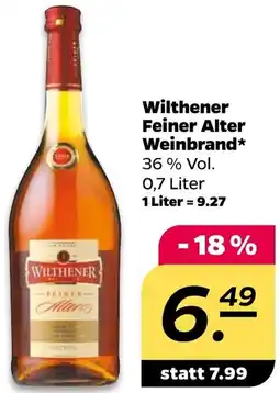NETTO Wilthener Feiner Alter Weinbrand Angebot