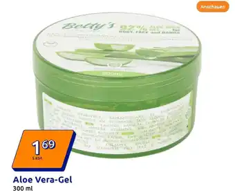 Action Betty's aloe vera-gel Angebot