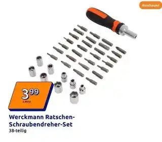 Action Werckmann ratschen-schraubendreher-set Angebot