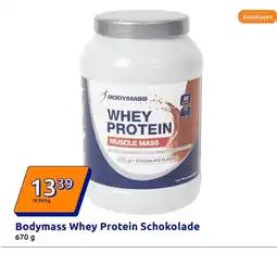 Action Bodymass whey protein schokolade Angebot