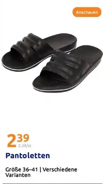 Action Pantoletten Angebot