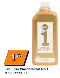 Action Fabulosa waschmittel no.1 Angebot