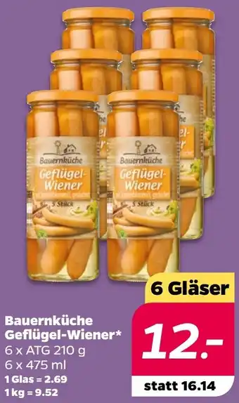 NETTO Bauernküche Geflügel-Wiener Angebot