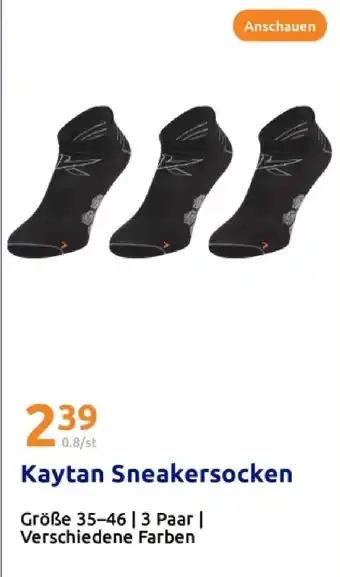 Action Kaytan kaytan sneakersocken Angebot