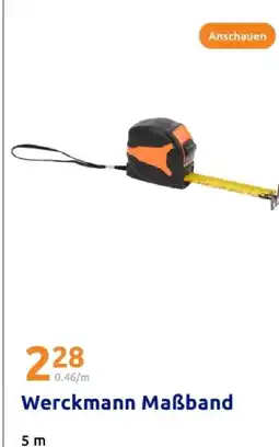 Action Werckmann maßband Angebot
