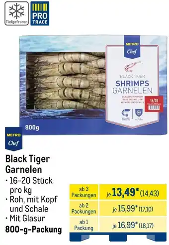 METRO METRO Chef Black Tiger Garnelen Angebot