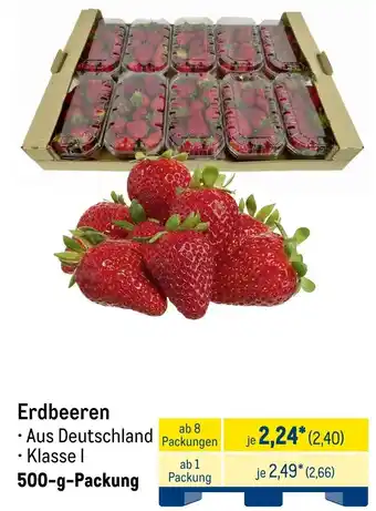 METRO Erdbeeren Angebot