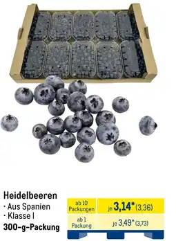METRO Heidelbeeren Angebot