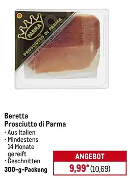 METRO Beretta Prosciutto di Parma Angebot