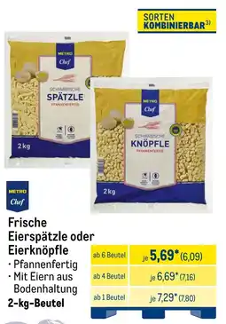 METRO METRO Chef Frische Eierspätzle oder Eierknöpfle Angebot
