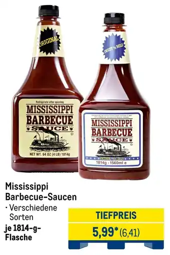 METRO Mississippi Barbecue-Saucen Angebot