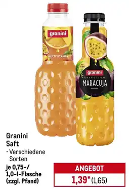 METRO Granini Saft Angebot