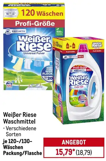 METRO Weißer Riese Waschmittel Angebot