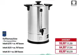 METRO METRO PROFESSIONAL Kaffeemaschine Angebot