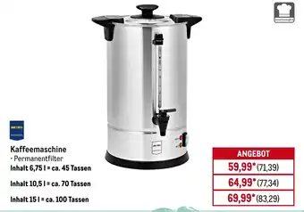 METRO METRO PROFESSIONAL Kaffeemaschine Angebot