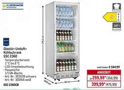 METRO METRO PROFESSIONAL Glastür-Umluft- Kühlschrank GSC 2360 Angebot