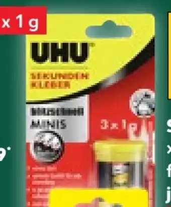 Kaufland UHU Sekundenkleber Blitzschnell Minis Angebot
