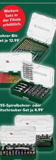 Kaufland Parkside HSS-Spiralbohrer-Set Angebot