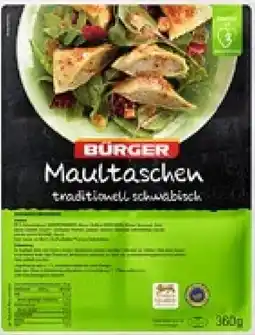 Kaufland Bürger Schwäbische traditionell Maultaschen Angebot