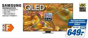 expert Techno Land SAMSUNG GQ55Q80DATXZG Angebot