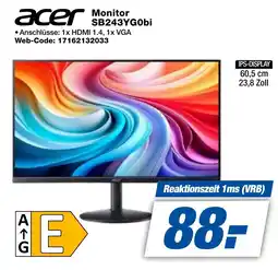 expert Techno Land acer Monitor SB243YGObi 23,8 Zoll Angebot