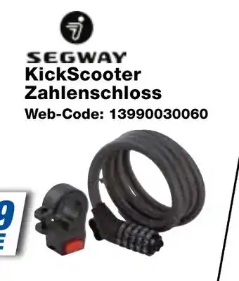 expert Techno Land SEGWAY KickScooter Zahlenschloss Angebot