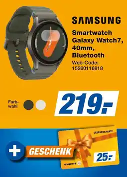 expert Techno Land SAMSUNG Smartwatch Galaxy Watch7, 40mm, Angebot