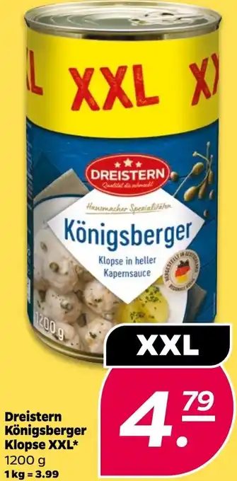 NETTO Dreistern Königsberger Klopse XXL Angebot