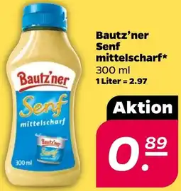 NETTO Bautz'ner Senf mittelscharf Angebot