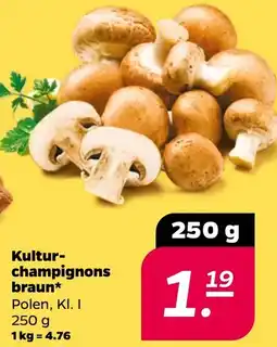 NETTO Kulturchampignons braun Angebot