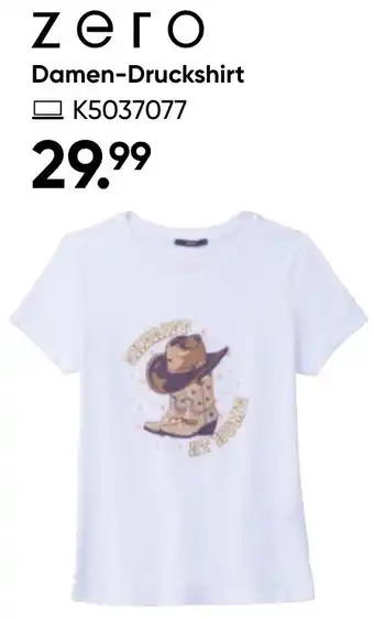Galeria Zero Damen-Druckshirt Angebot