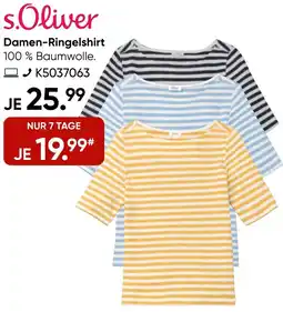 Galeria s.Oliver Damen-Ringelshirt Angebot