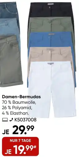 Galeria Damen-Bermudas Angebot