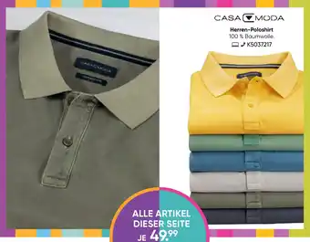 Galeria CASA MODA Herren-Poloshirt Angebot