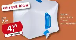 Sonderpreis Baumarkt Wasserkanister Angebot