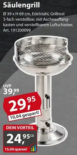 Sonderpreis Baumarkt Säulengrill Angebot